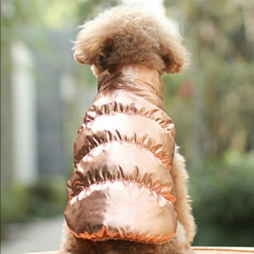 🐾 Metallic Puff Vest For Dogs 🐾